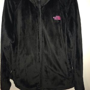 Women’s north face jacket black and pink XL